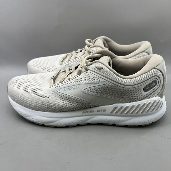 Brooks Ariel GTS 23 Running Shoes Women Size 9.5 B Beige Comfort Cushion Sneaker - Picture 3 of 8